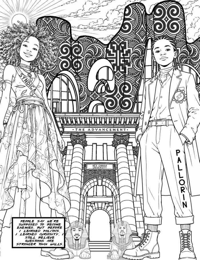 Love and Blood — interior page