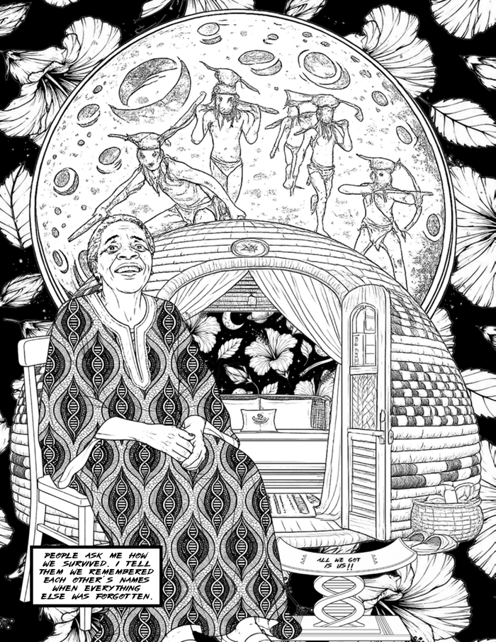 Love and Blood — interior page