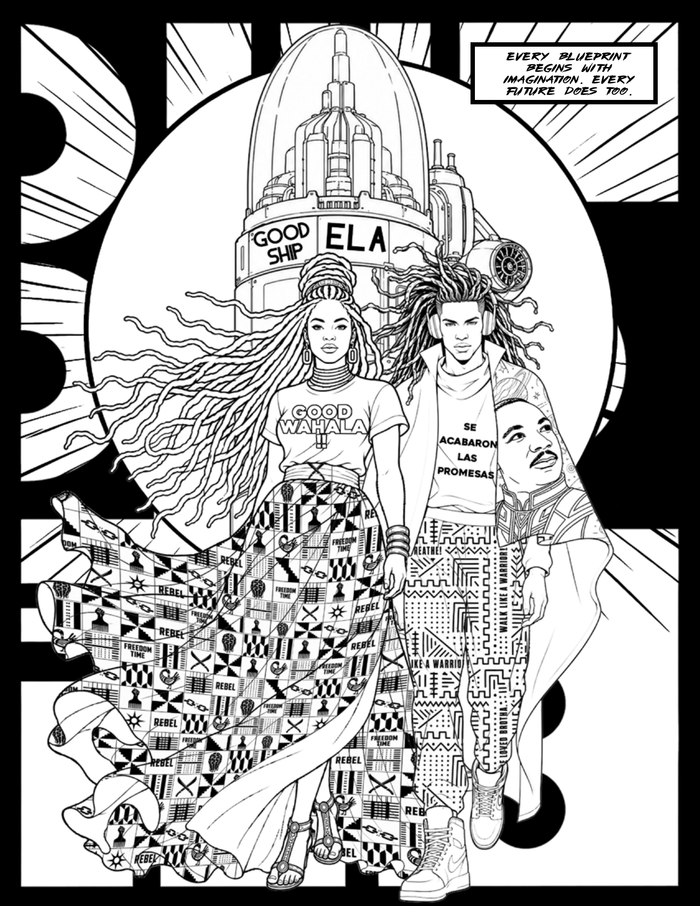 Love and Blood — interior page
