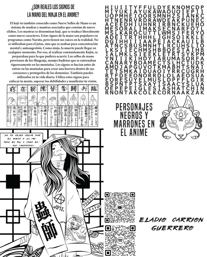 El Mal y El Bushido — interior page